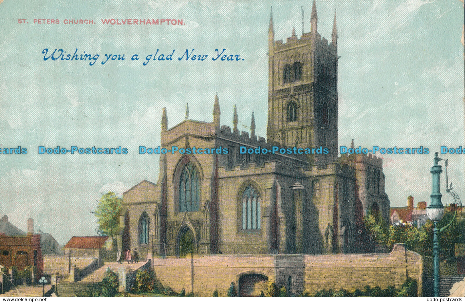 R000347 St. Peters Church. Wolverhampton. 1907 - Monde