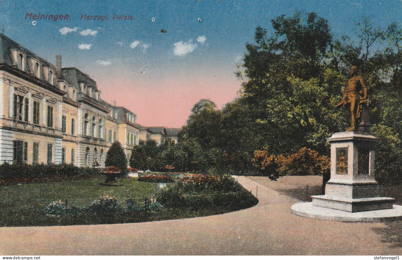 Meiningen  Herzogl. Palais  Gel. 1922 - Meiningen