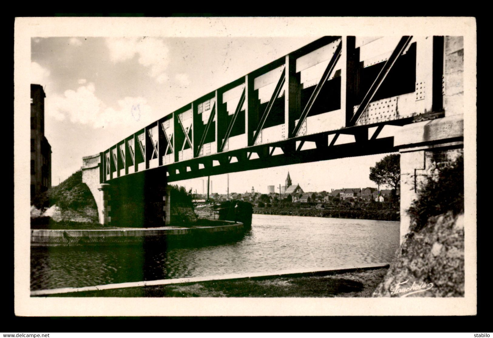 62 - PONT-AVENDIN - LA GARE D'EAU D'ANNAY-SUR-LENS - CANAL - Andere & Zonder Classificatie