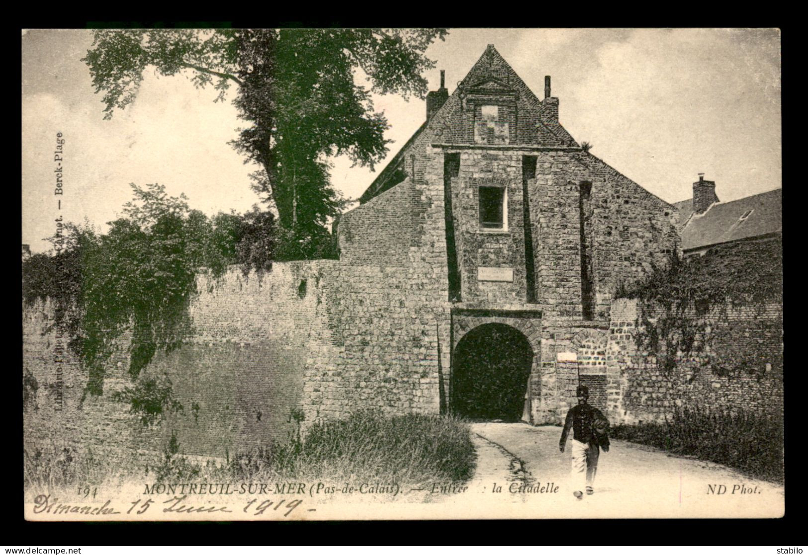 62 - MONTREUIL-SUR-MER - ENTREE DE LA CITADELLE - Montreuil