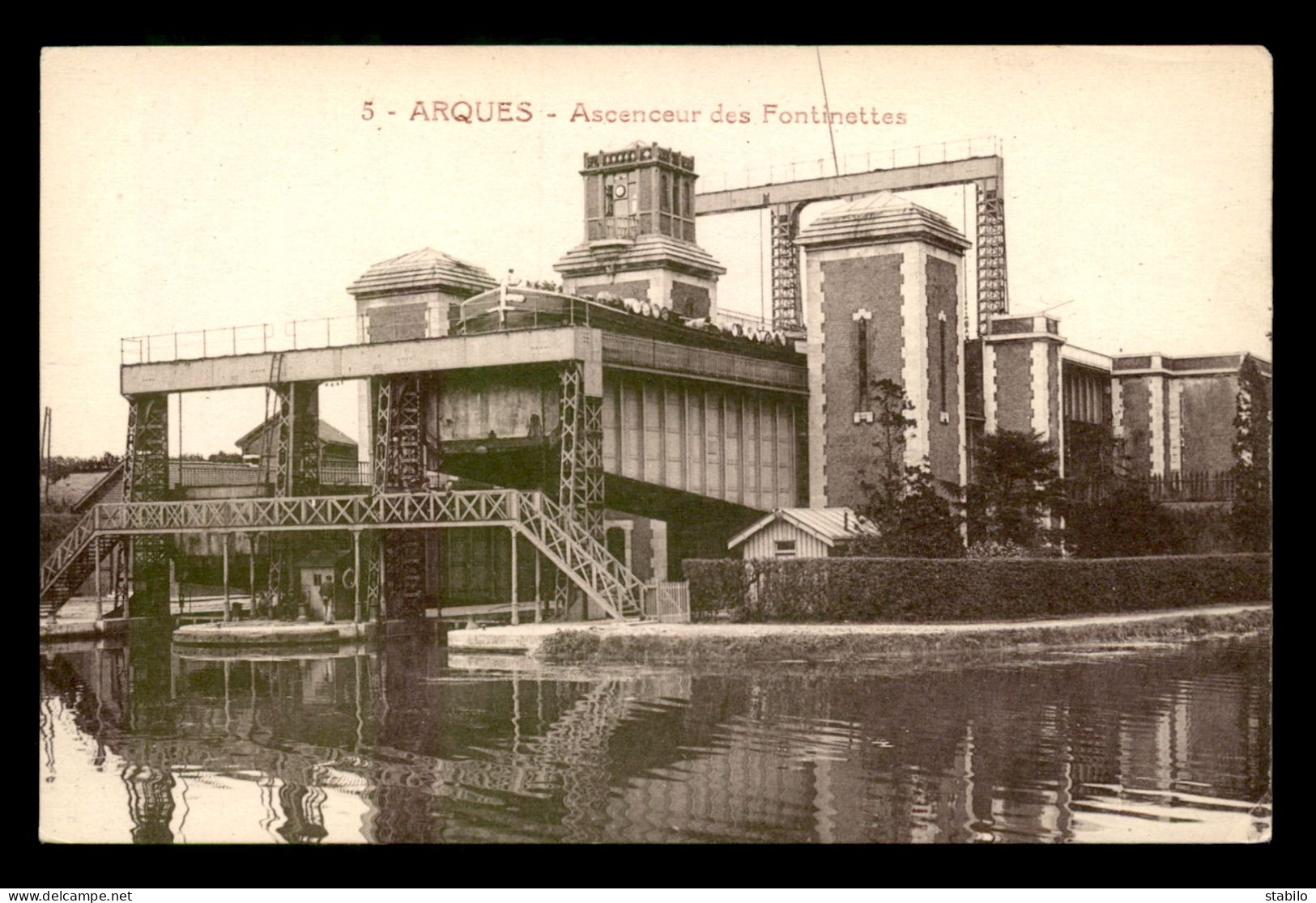 62 - ARQUES - ASCENSEUR DES FONTINETTES - CANAL - Arques