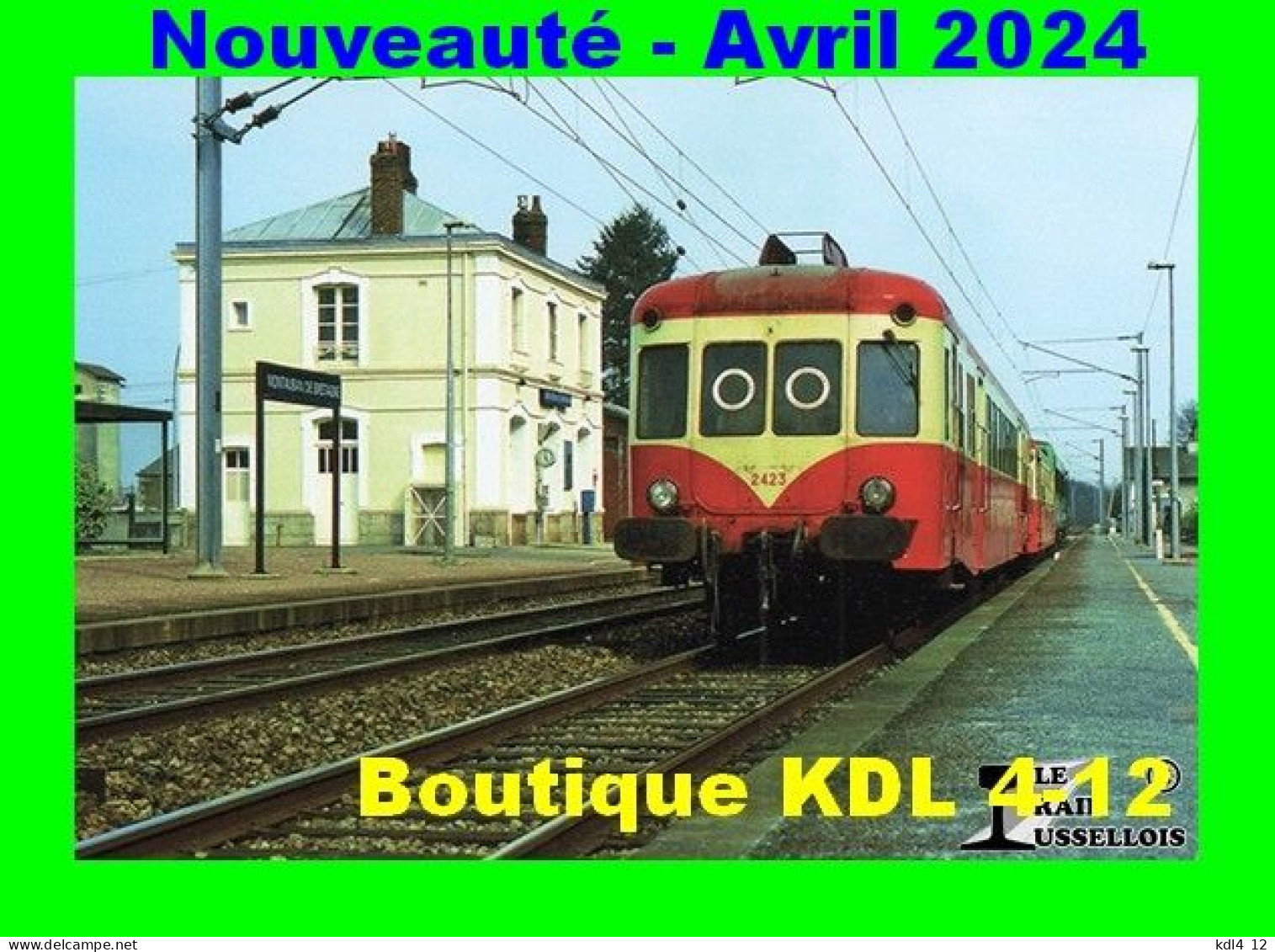 RU 2166 - Autorail X 2423 En Gare De MONTAUBAN-DE-BRETAGNE - Ille Et Vilaine SNCF - Autres & Non Classés