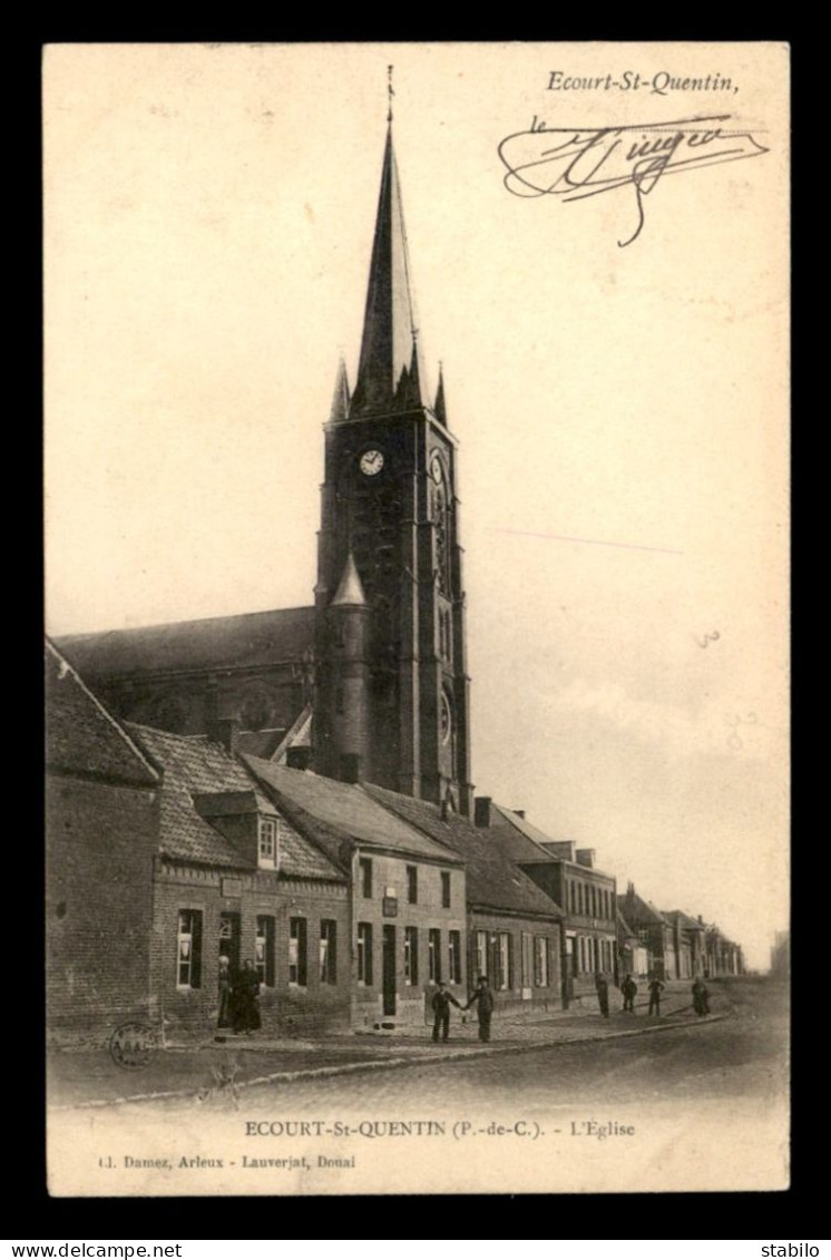 62 - ECOURT-ST-QUENTIN - L'EGLISE - Andere & Zonder Classificatie