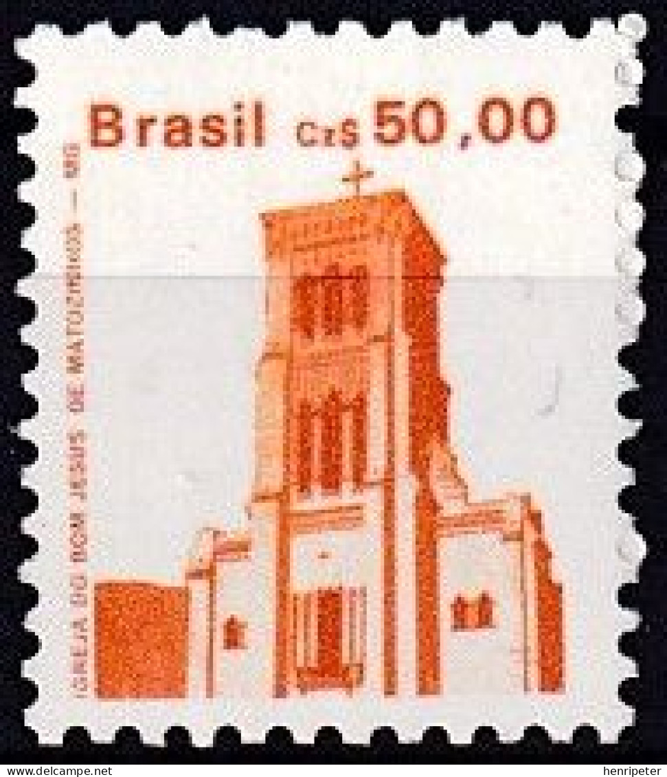 Timbre-poste Gommé Dentelé Neuf** - Église De Saint Jésus à Matozinho - N° 1845 (Yvert Et Tellier) - Brésil 1987 - Ungebraucht