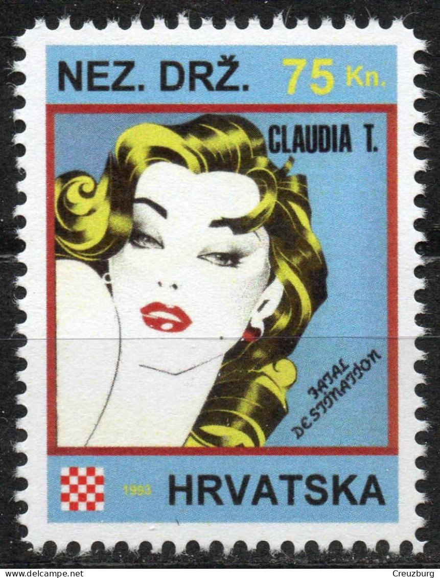 Claudia T. - Briefmarken Set Aus Kroatien, 16 Marken, 1993. Unabhängiger Staat Kroatien, NDH. - Croatia