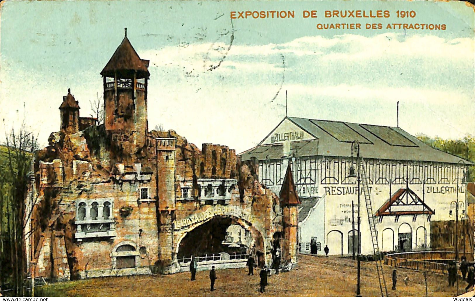 Belgique - Brussel - Bruxelles - Exposition De Bruxelles 1910 - Quartier Des Attractions - Universal Exhibitions