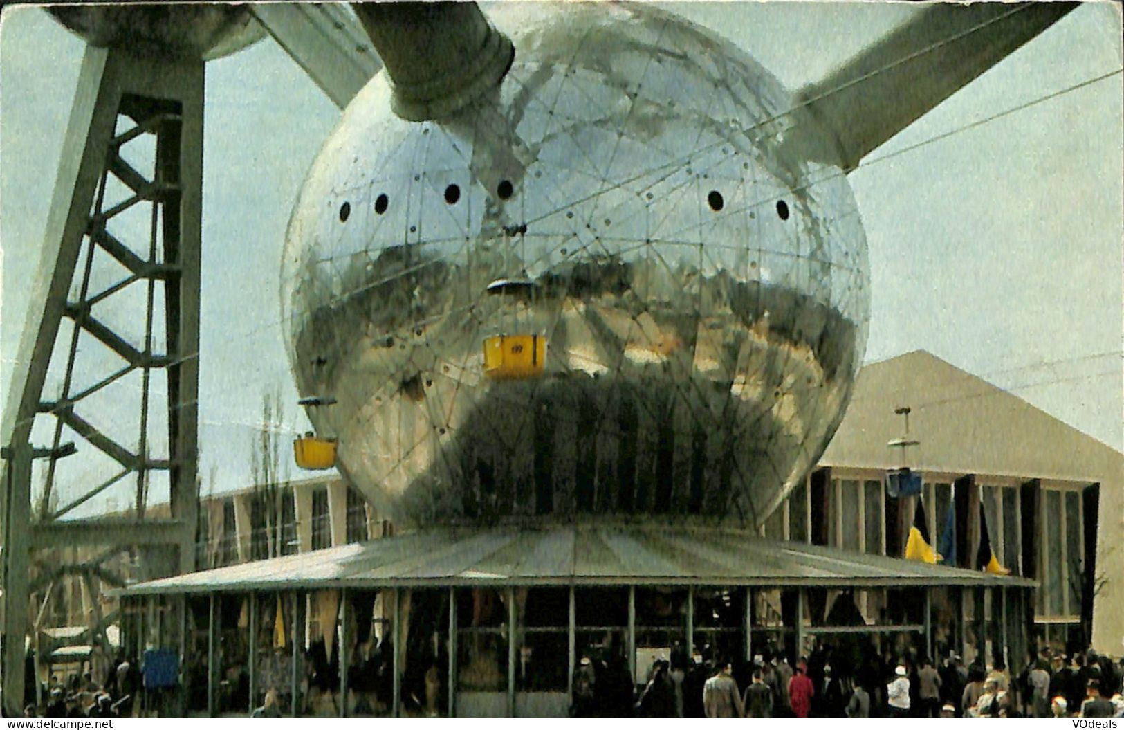Belgique - Brussel - Bruxelles - Atomium - Sphère De Base Et Hall D'accueil - Monuments
