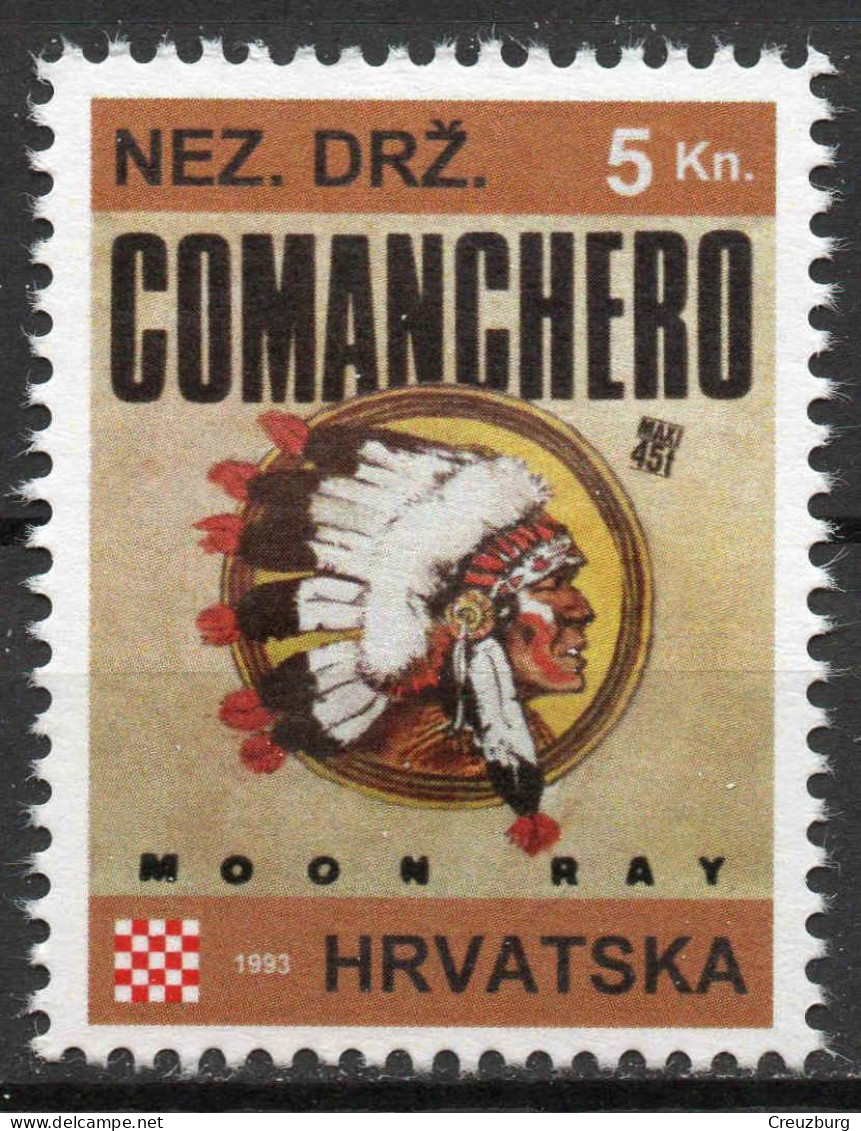 Moon Ray - Briefmarken Set Aus Kroatien, 16 Marken, 1993. Unabhängiger Staat Kroatien, NDH. - Croatie