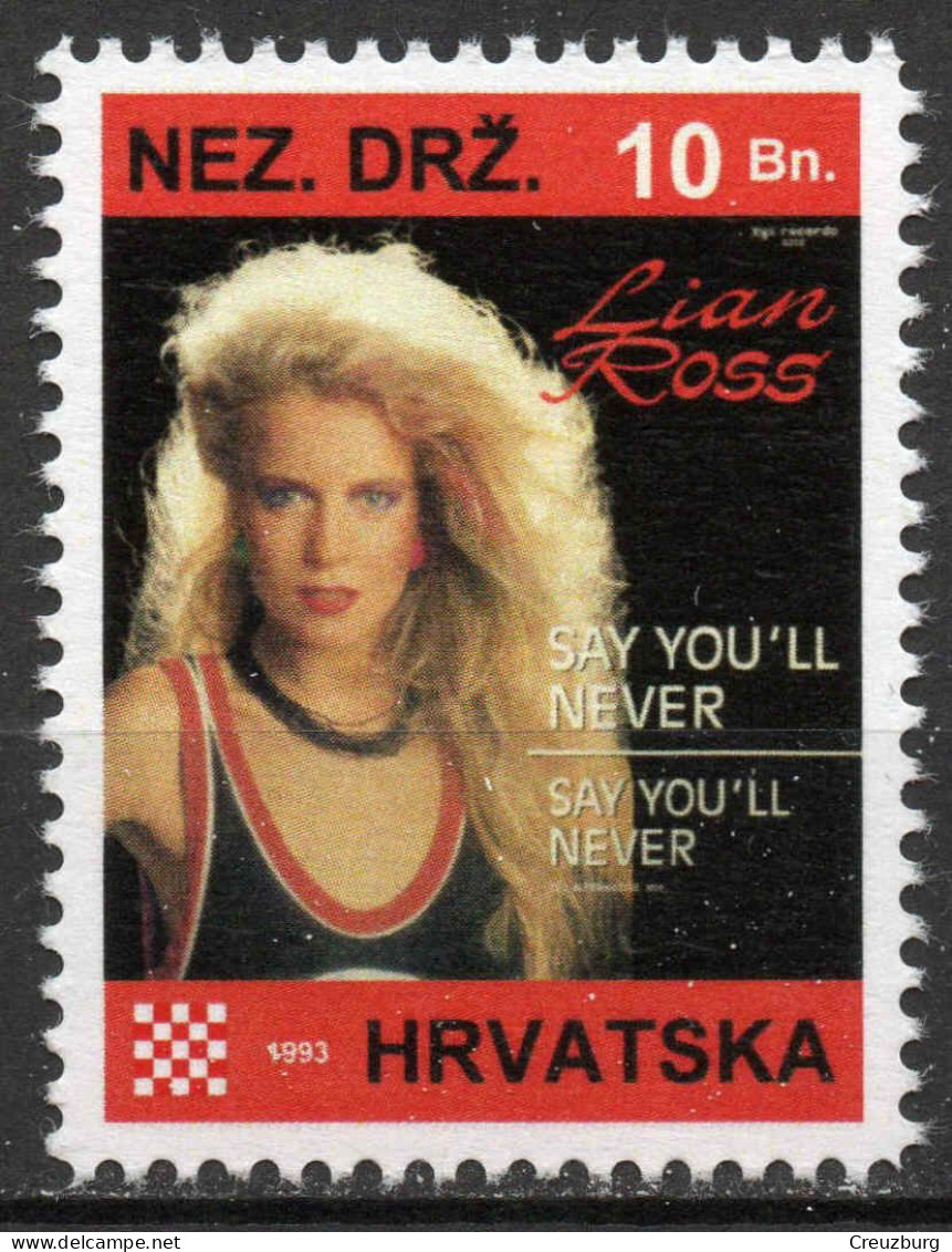 Lian Ross - Briefmarken Set Aus Kroatien, 16 Marken, 1993. Unabhängiger Staat Kroatien, NDH. - Croatia