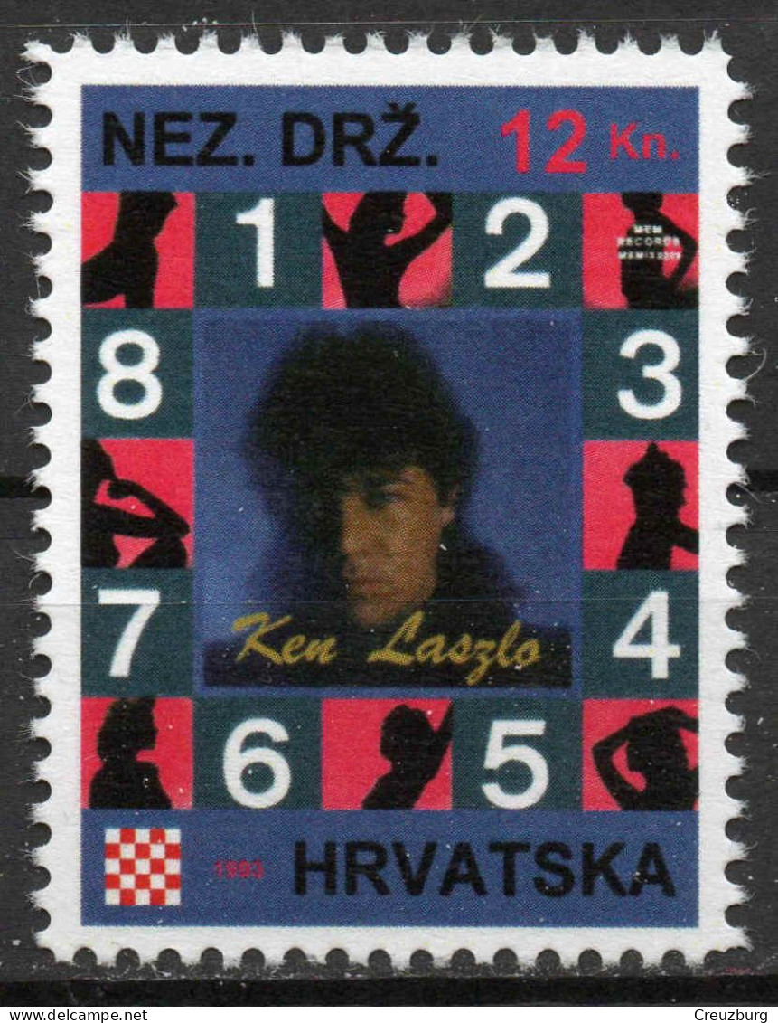 Ken Laszlo - Briefmarken Set Aus Kroatien, 16 Marken, 1993. Unabhängiger Staat Kroatien, NDH. - Croatia