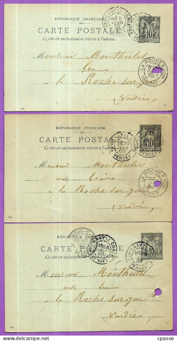 (Lot De 8) CPA, Entier Postal Commercial, GUILLEMET-CHABOT 85 FONTENAY-Le-COMTE à La Roche-sur-Yon Vendée * Agriculture - Fontenay Le Comte