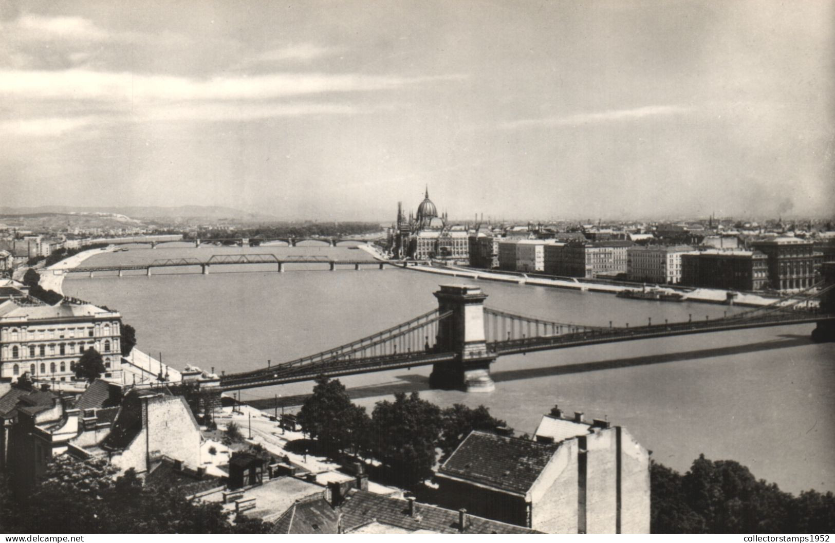 BUDAPEST, DUNA, ARCHITECTURE, BRIDGE, HUNGARY, POSTCARD - Hongrie