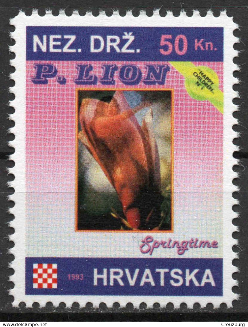 P. Lion - Briefmarken Set Aus Kroatien, 16 Marken, 1993. Unabhängiger Staat Kroatien, NDH. - Croacia