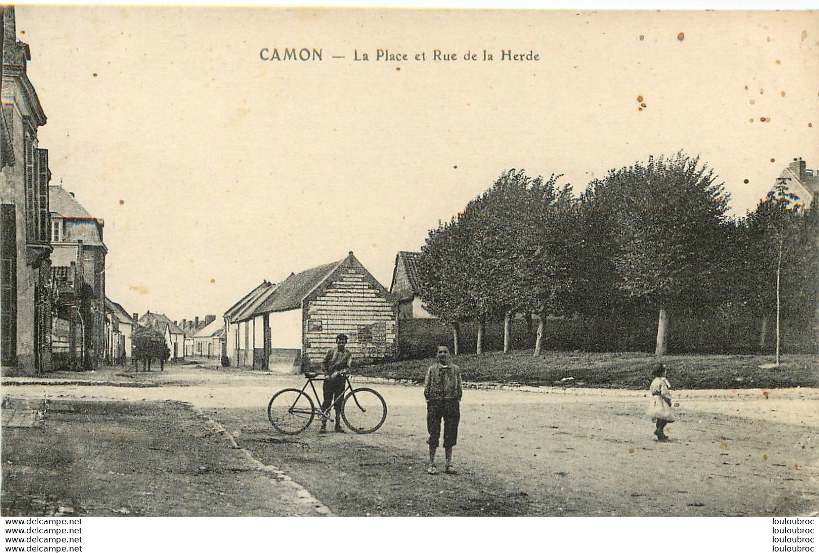 CAMON LA PLACE ET RUE DE LA HERDE - Autres & Non Classés