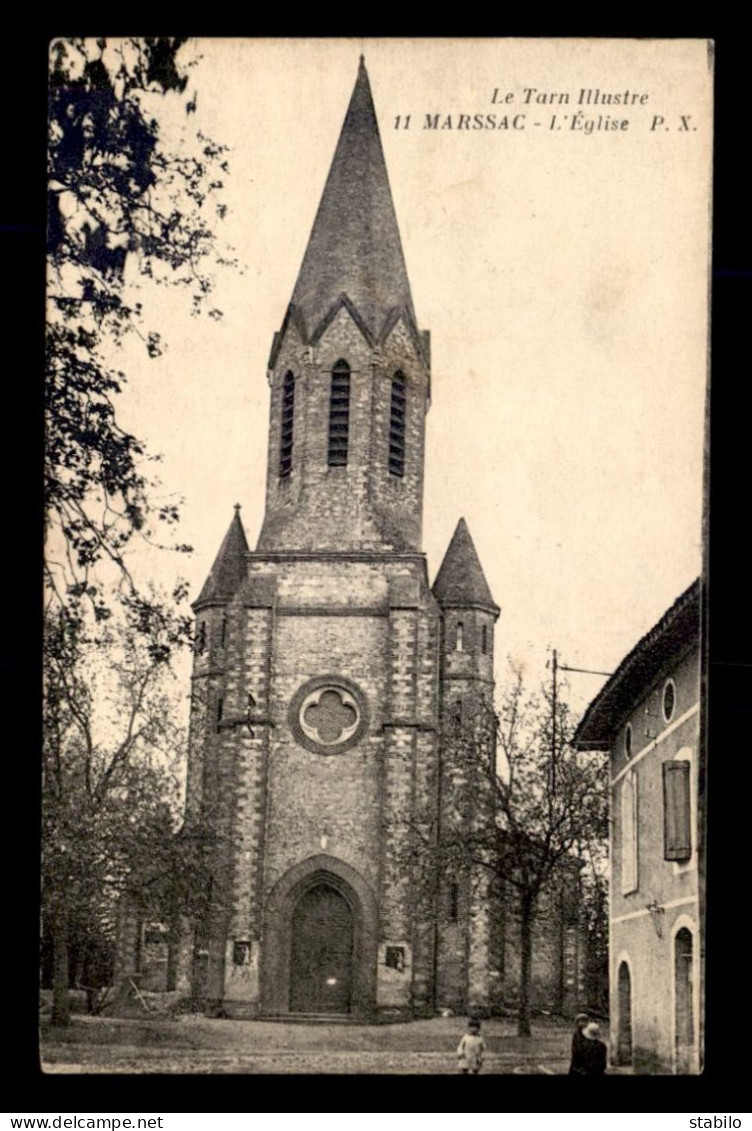 81 - MARSSAC - L'EGLISE - Autres & Non Classés