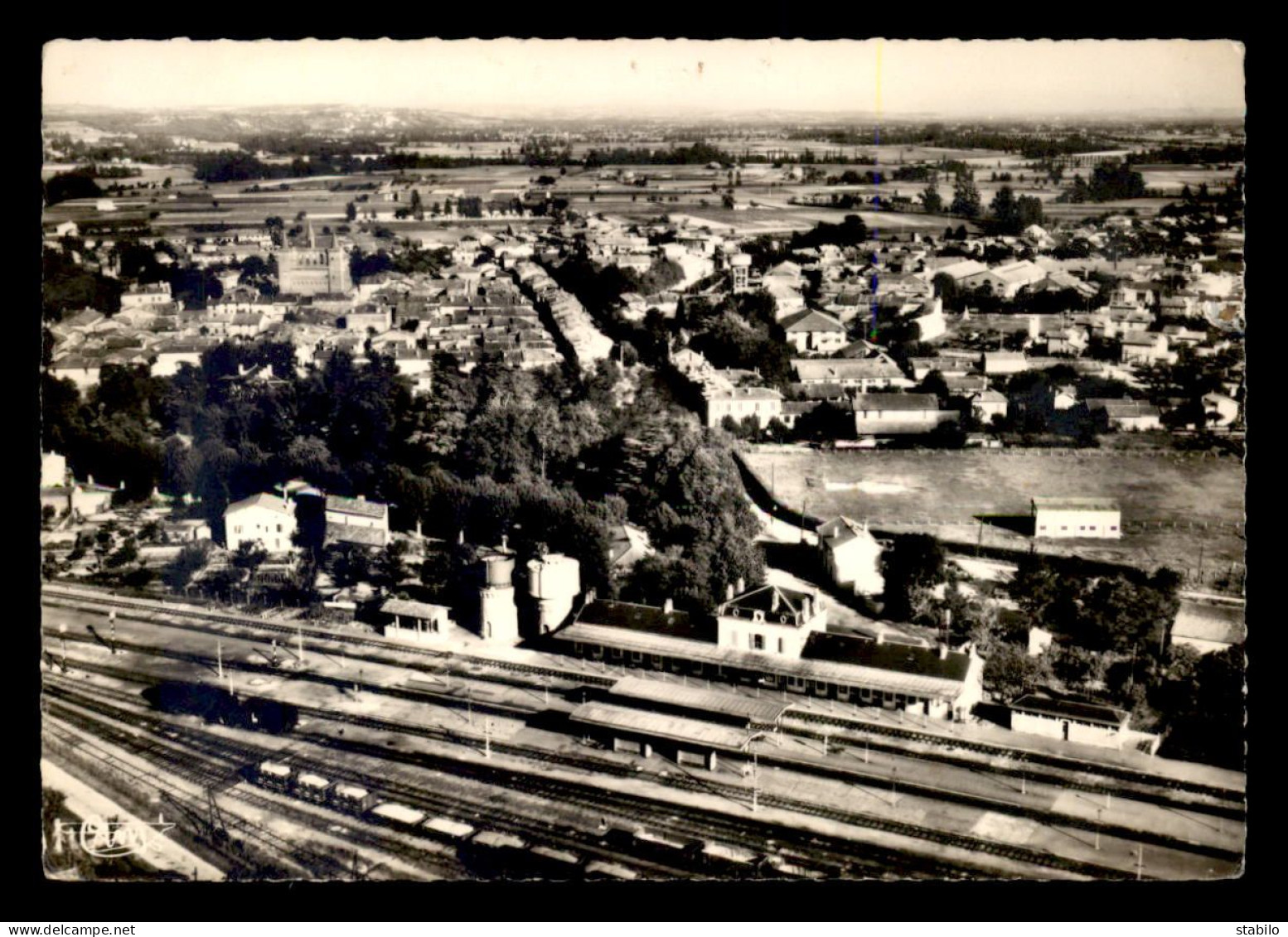 81 - ST-SULPICE-LA-POINTE - PANORAMA - LA GARE DE CHEMIN DE FER - Saint Sulpice