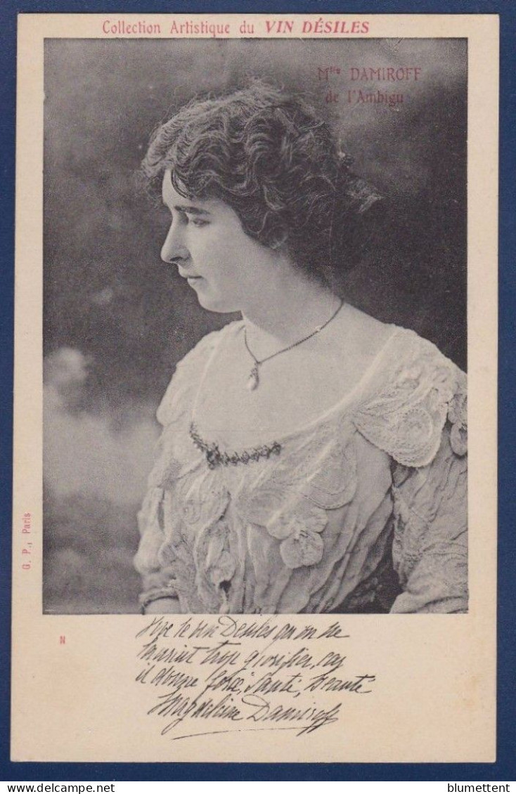 CPA 1 Euro Publicité Illustrateur Femme Woman Art Nouveau Non Circulé Prix De Départ 1 Euro - 1900-1949
