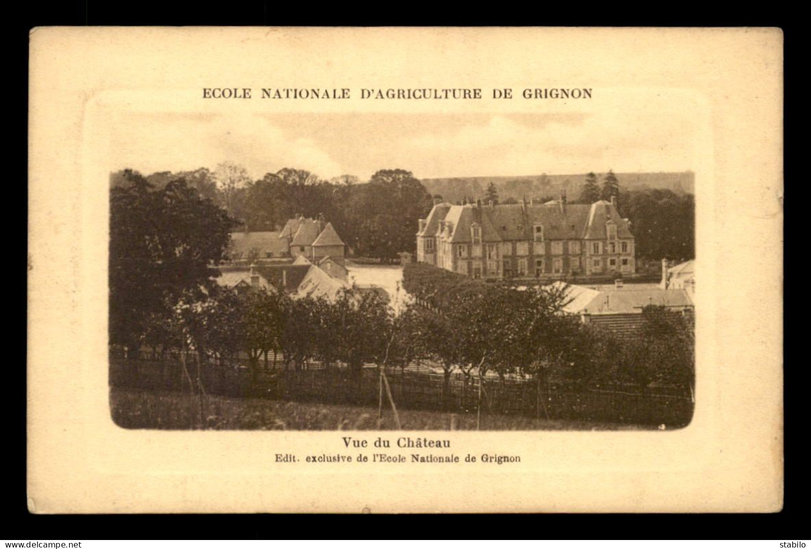 91 - GRIGNON - ECOLE NATIONALE D'AGRICULTURE - LE CHATEAU - Otros & Sin Clasificación