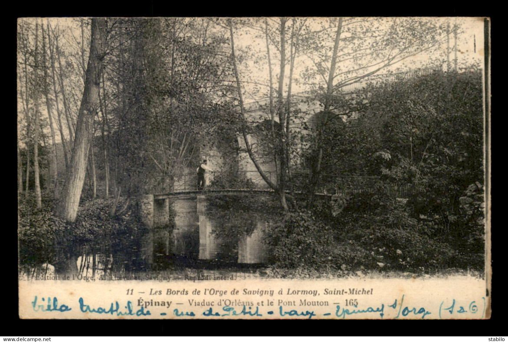 91 - EPINAY-SUR-ORGE - LE VIADUC D'ORLEANS ET LE PONT MOUTON - Epinay-sur-Orge