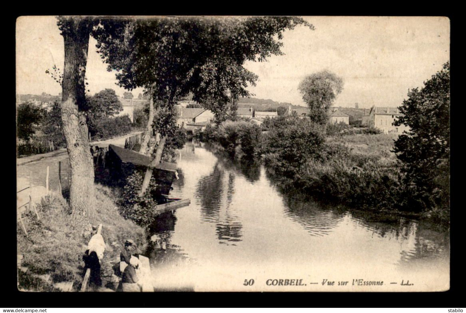 91 - CORBEIL - VUE SUR L'ESSONNE - Corbeil Essonnes
