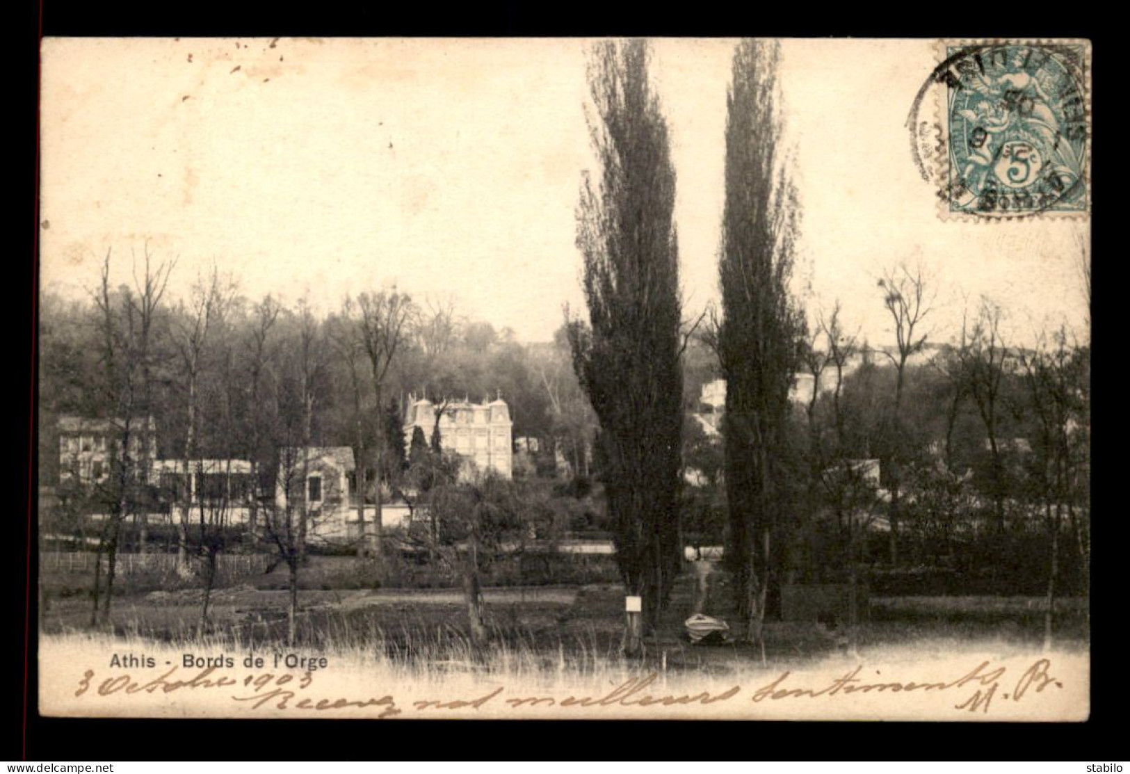 91 - ATHIS-MONS - LES BORDS DE L'ORGE - Athis Mons