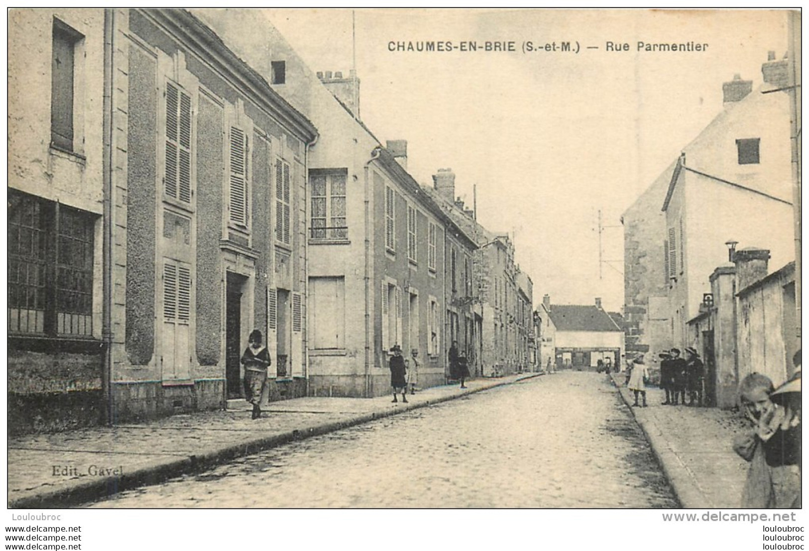 RARE CHAUMES EN BRIE RUE PARMENTIER - Altri & Non Classificati