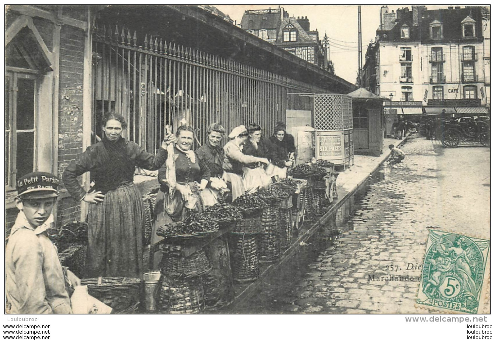 DIEPPE MARCHANDE DE MOULES - Dieppe