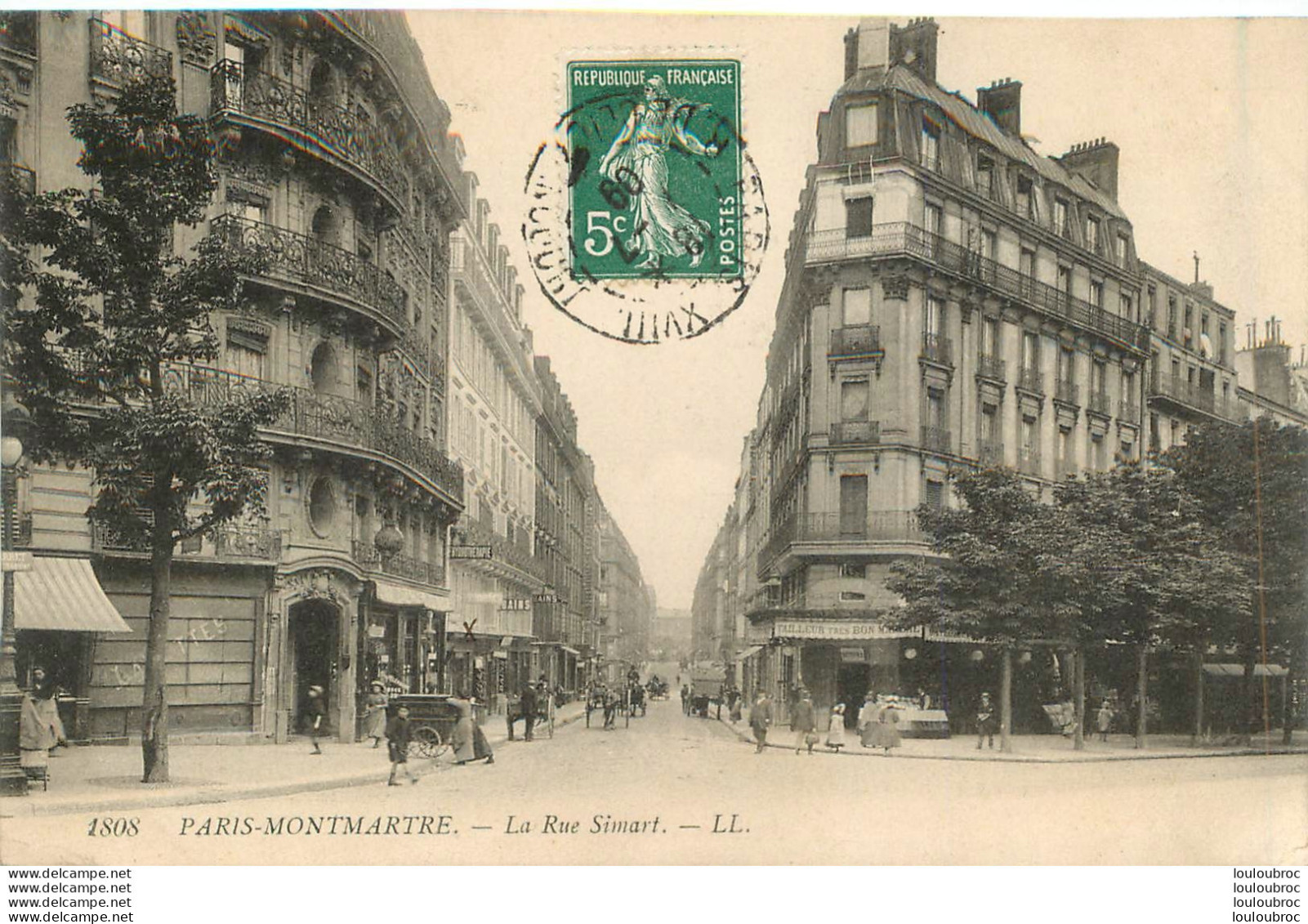 PARIS MONTMARTRE LA RUE SIMART - Arrondissement: 18