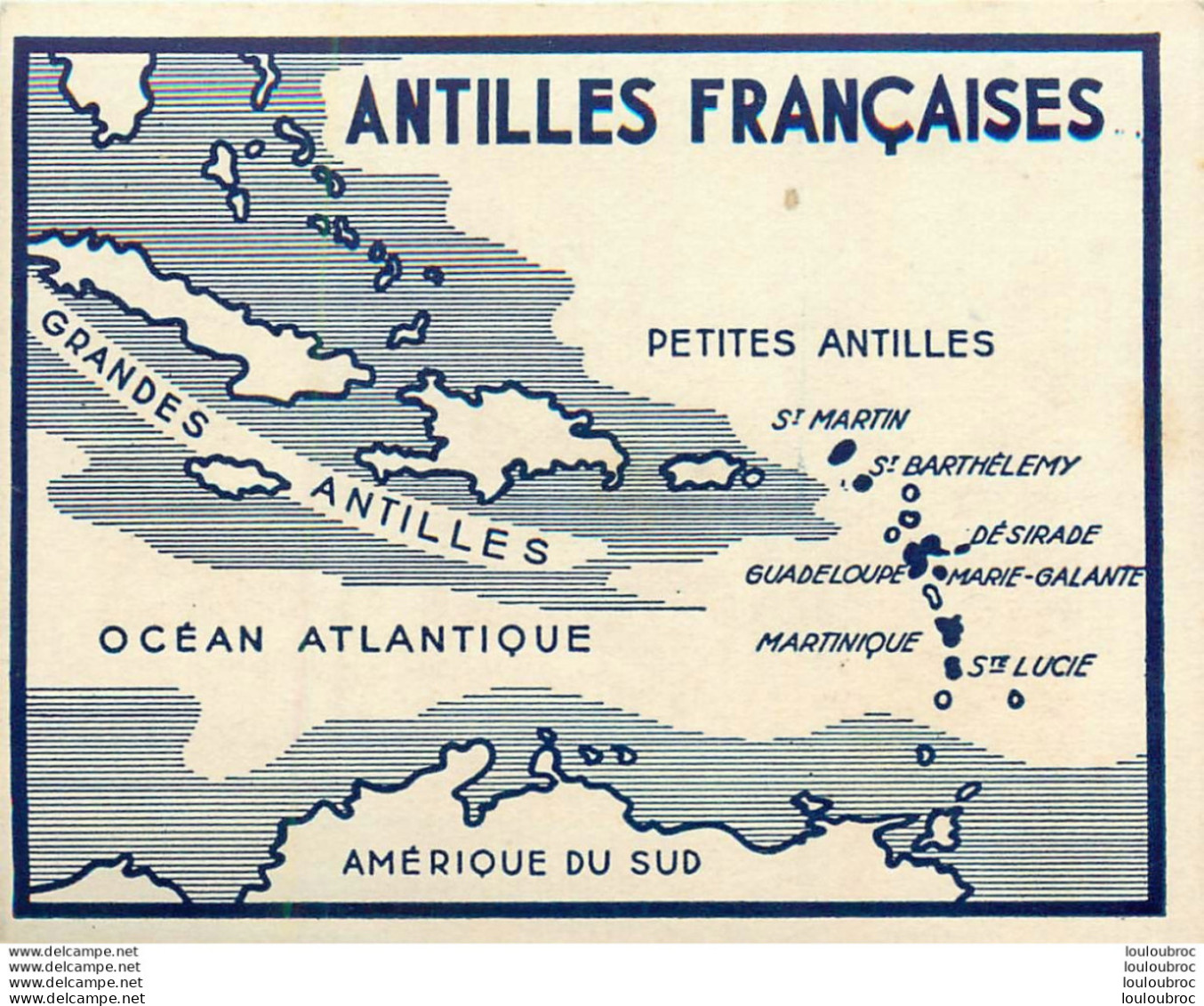 GUADELOUPE  ANTILLES VILLAGE LES TERRES FRANCAISES FORMAT 10.50 X 8 CM - Autres & Non Classés