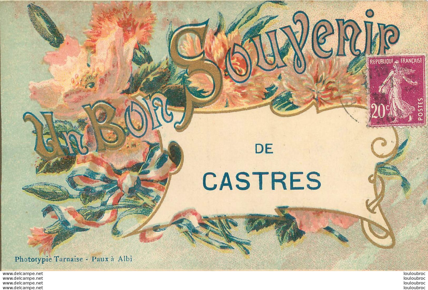 UN BON SOUVENIR DE CASTRES - Castres