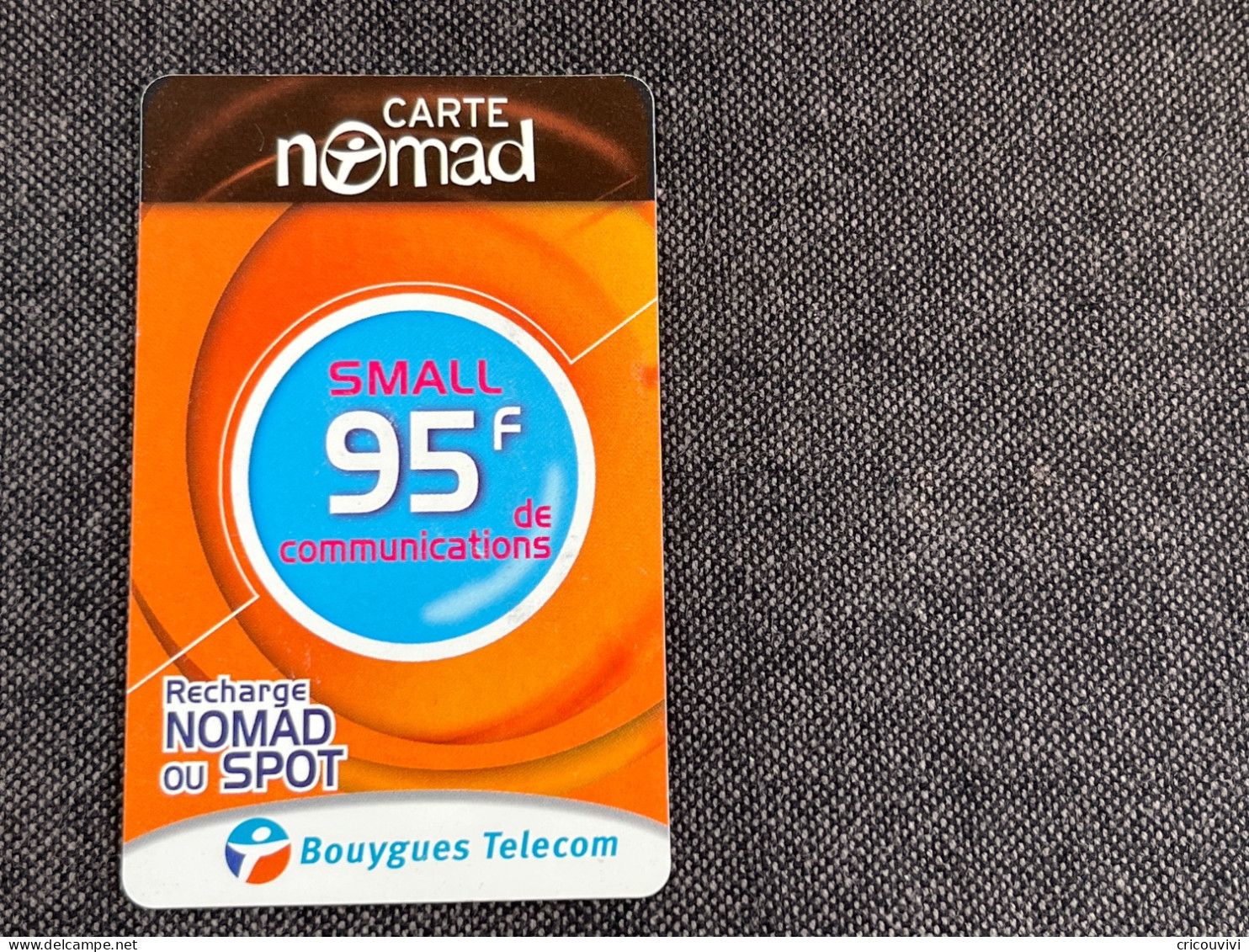 Nomad / Bouygues Pu8 - Mobicartes (recharges)