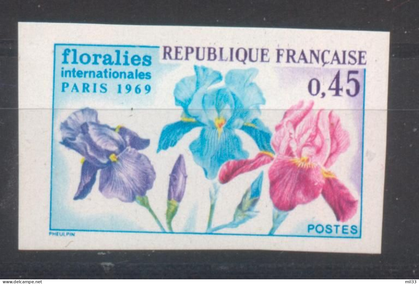 Floralies Internationales YT 1597 De 1969 Sans Trace De Charnière - Ohne Zuordnung