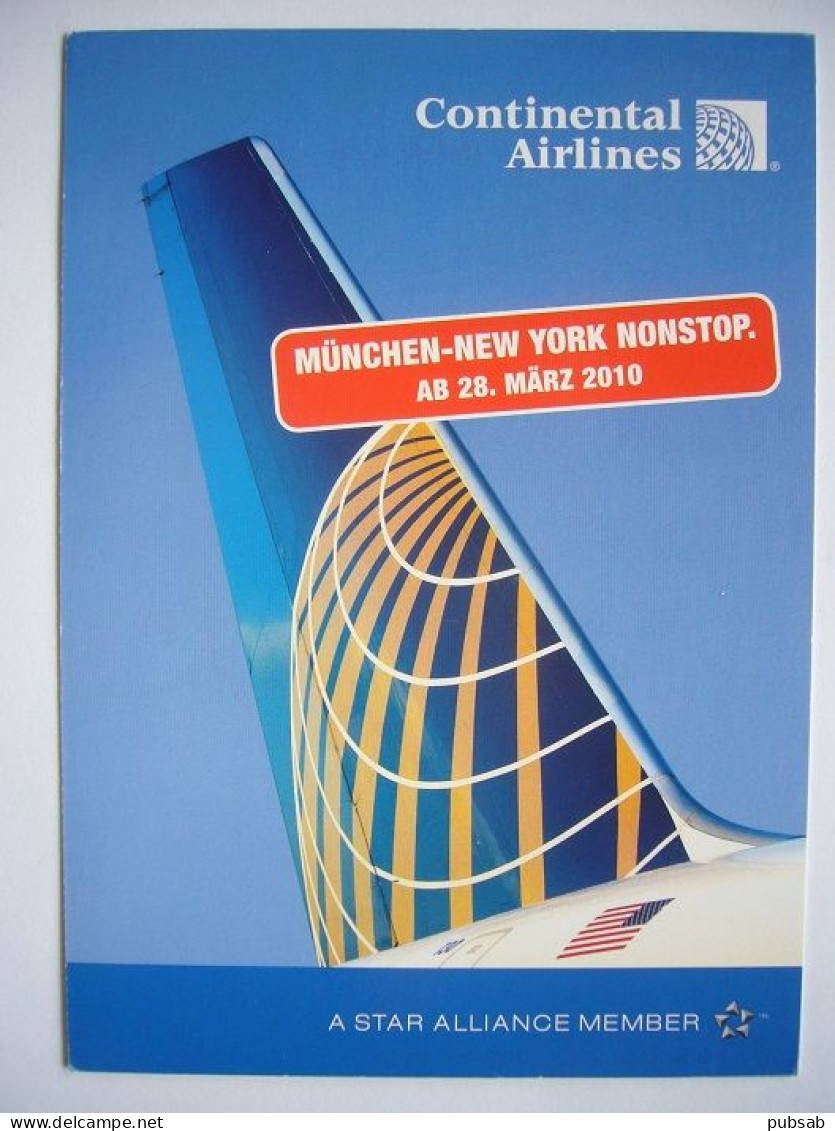 Avion / Airplane / CONTINENTAL AIRLINES / Boeing 757 / Airline Issue / München - New York Nonstop - 1946-....: Ere Moderne