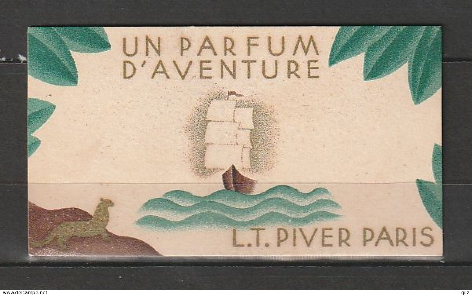 Carte Parfumée- Calendrier 1939-40 LT PIVER - Sonstige & Ohne Zuordnung