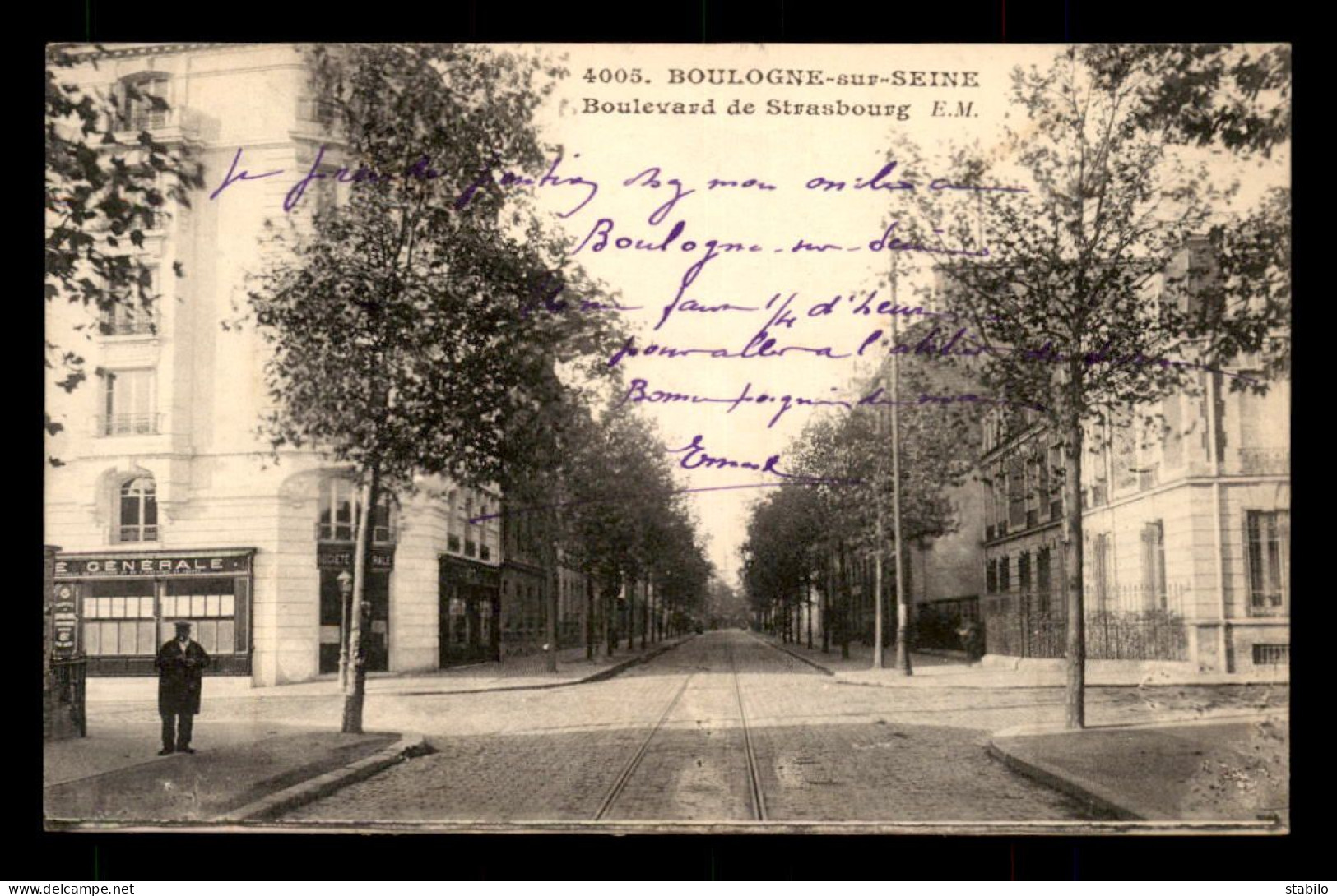 92 - BOULOGNE-SUR-SEINE - LE BOULEVARD DE STRASBOURG - Boulogne Billancourt