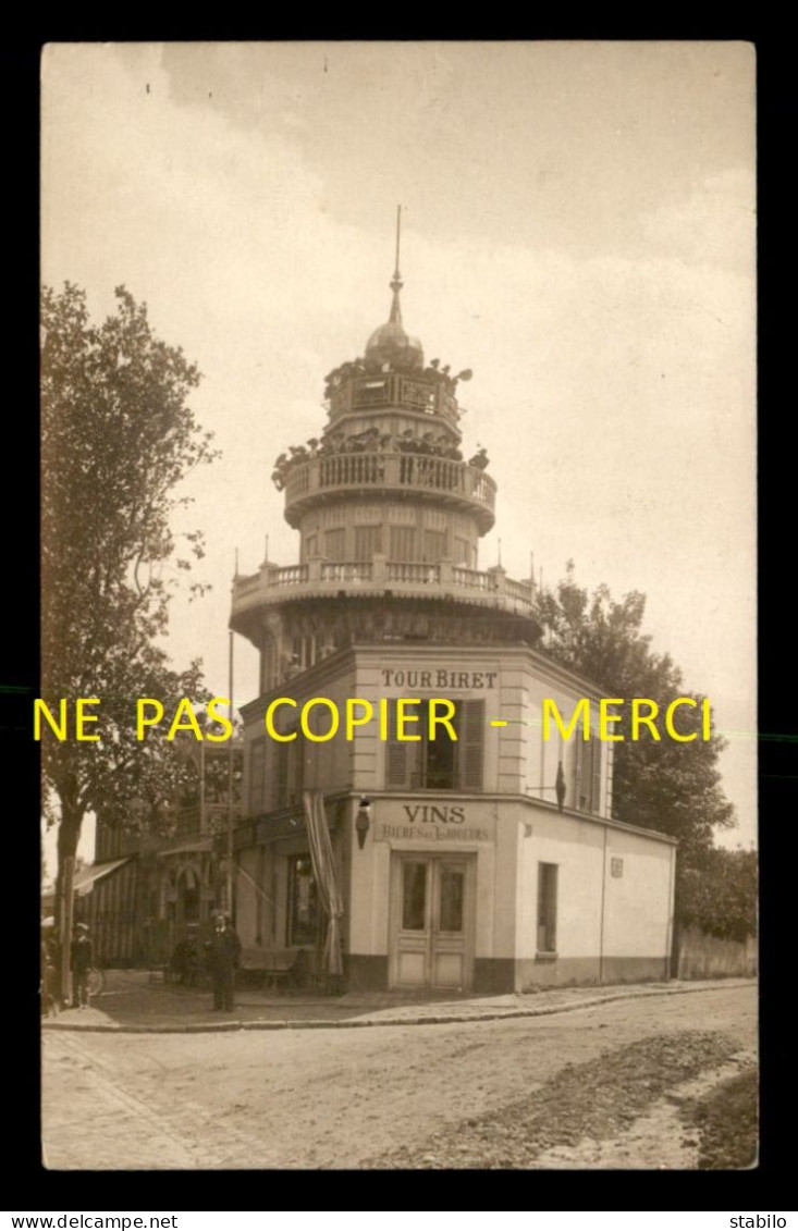 92 - CHATILLON - LA TOUR BIRET - ARCHITECTURE - CARTE PHOTO ORIGINALE - Châtillon