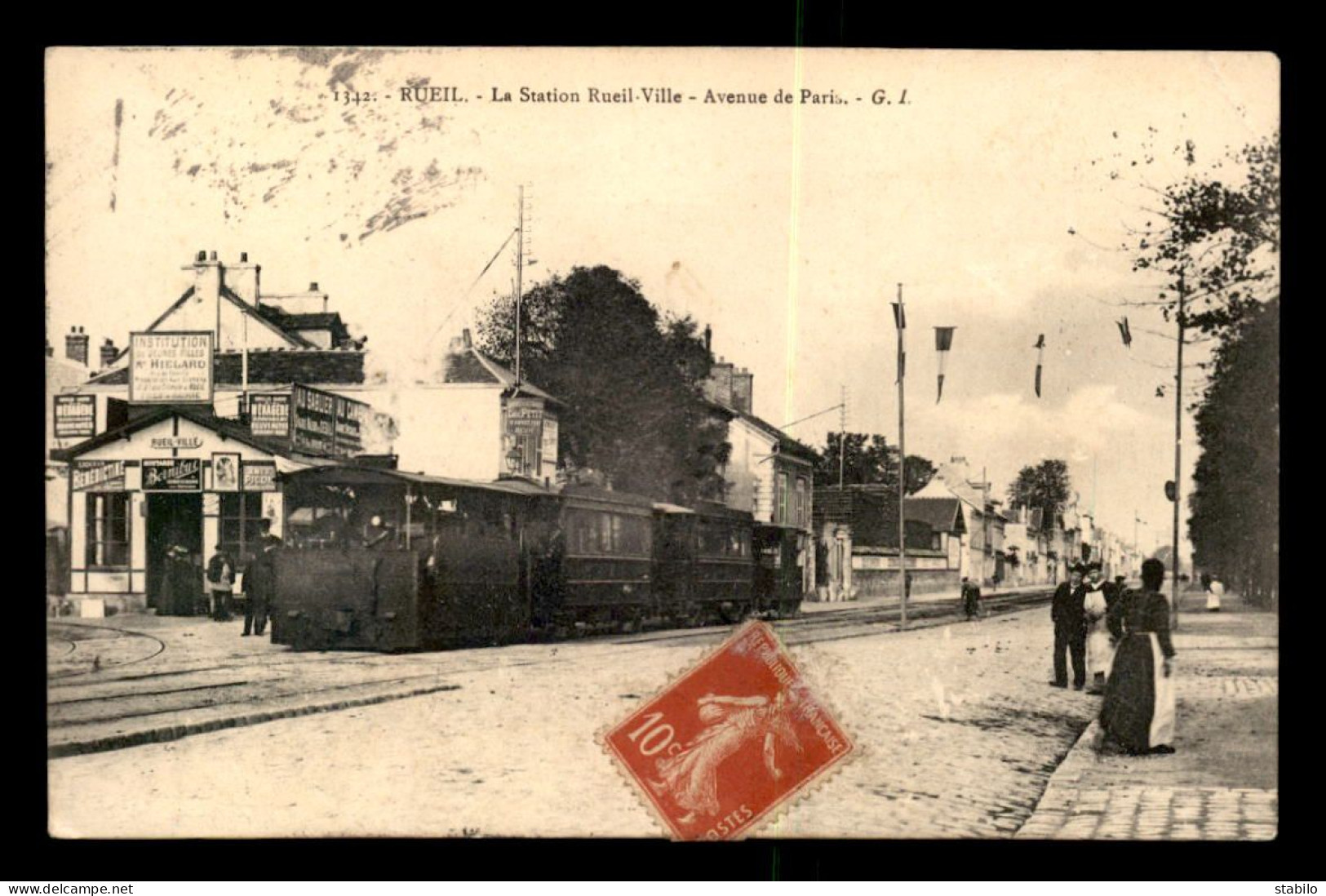 92 - RUEIL-MALMAISON - AVENUE DE PARIS - TRAMWAY - VOIR ETAT - Rueil Malmaison