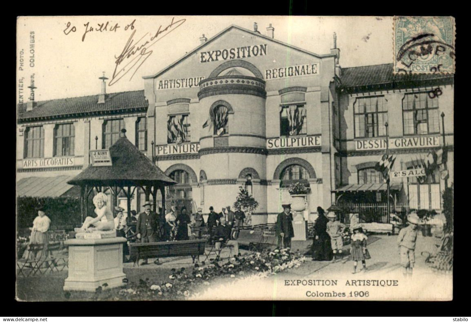 92 - COLOMBES - EXPOSITION ARTISTIQUE 1906  - Colombes