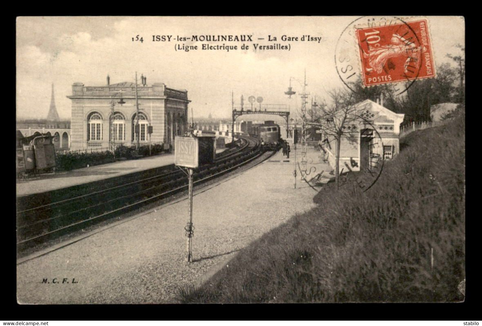 92 - ISSY-LES-MOULINEAUX - LA GARE DE CHEMIN DE FER D'ISSY - Issy Les Moulineaux