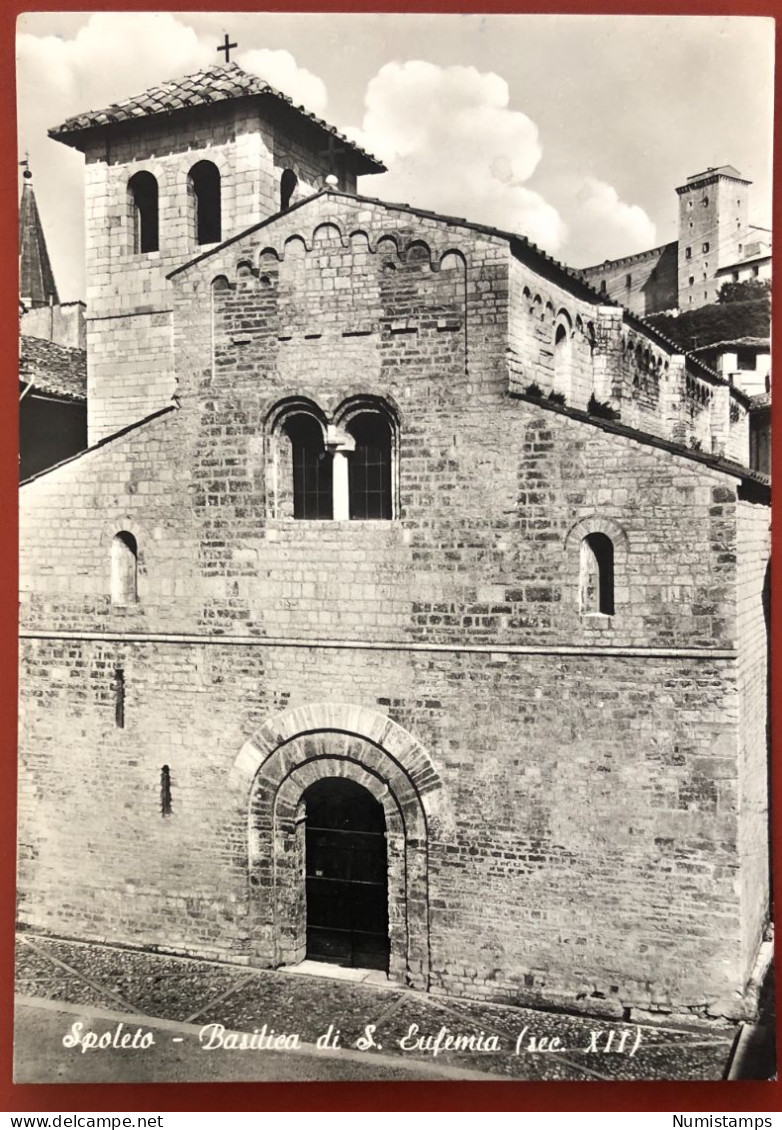 Spoleto - Basilica Di S. Eufemia (sec. XII) - 1962 (c777) - Perugia