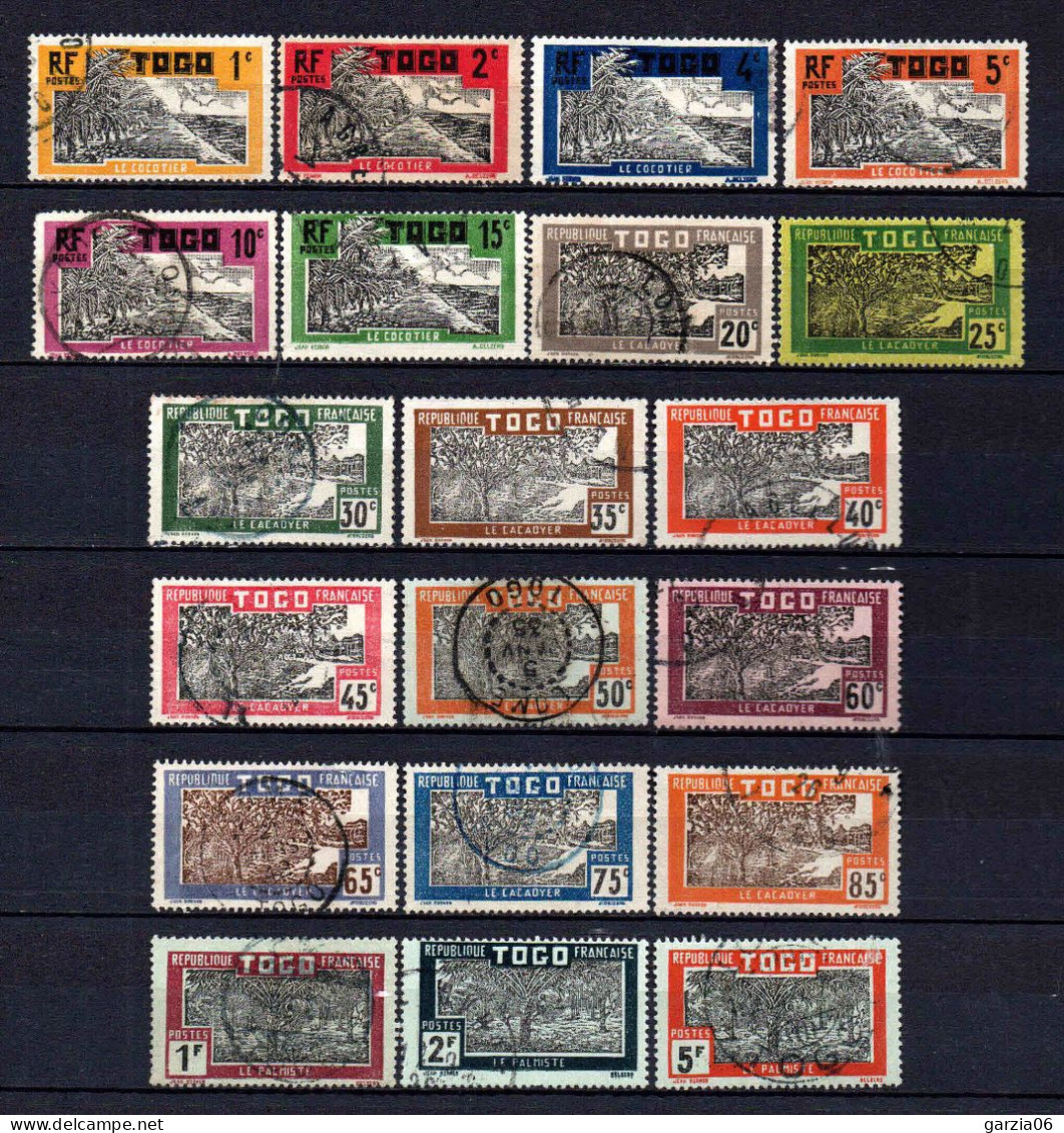 Togo   - 1924 - Aspects Du Togo   - N° 124 à 143 - Oblit - Used - Used Stamps