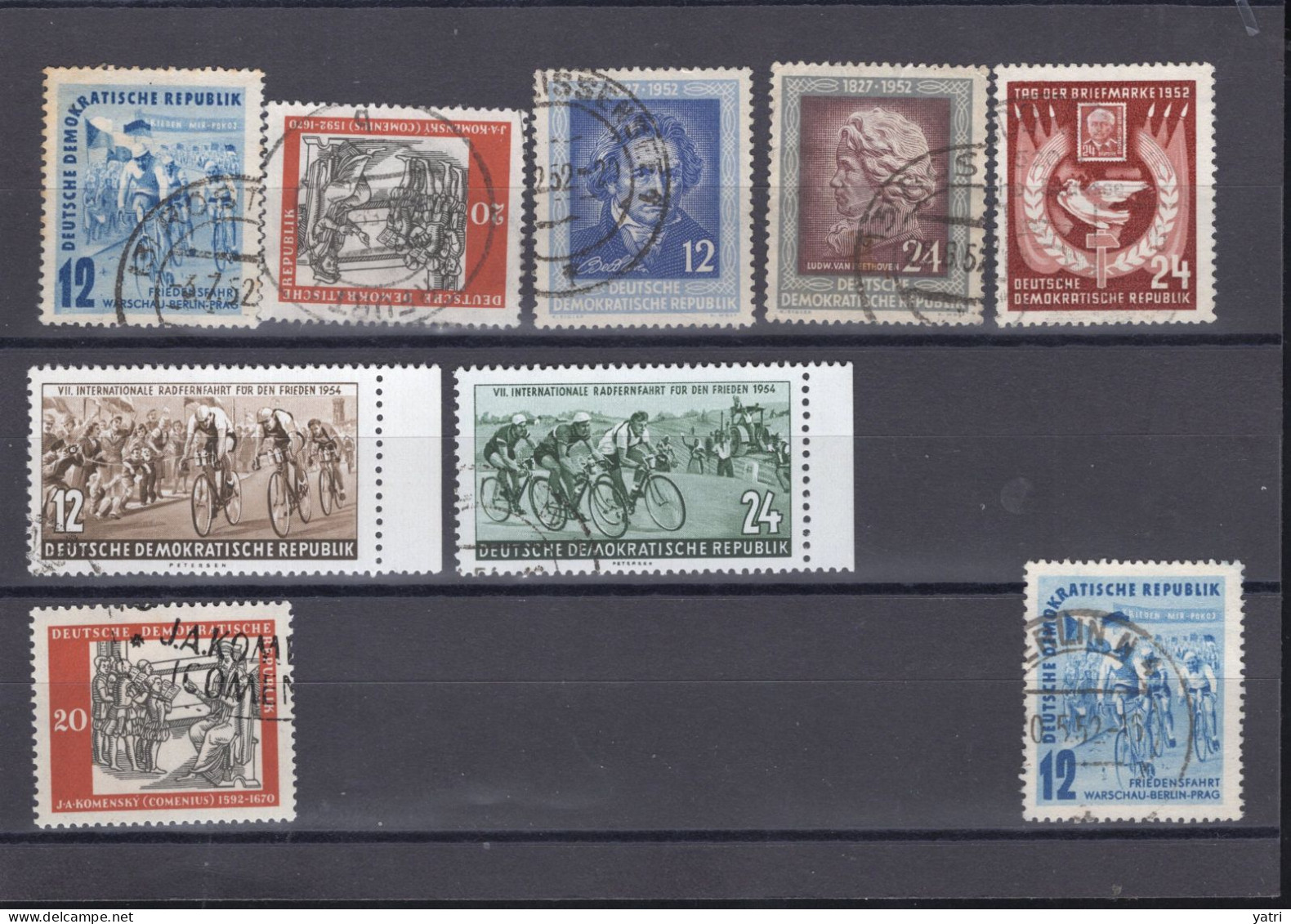 DDR - 1952/1958 - Insieme Di Francobolli Annullati (o) - Used Stamps