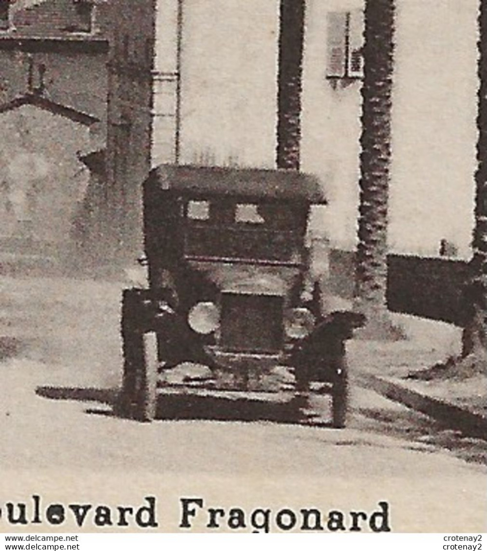 06 GRASSE N°6 Le Boulevard Fragonard En 1931 VOIR ZOOM Auto Ancienne Marque ? Grande Cheminée VOIR DOS - Grasse