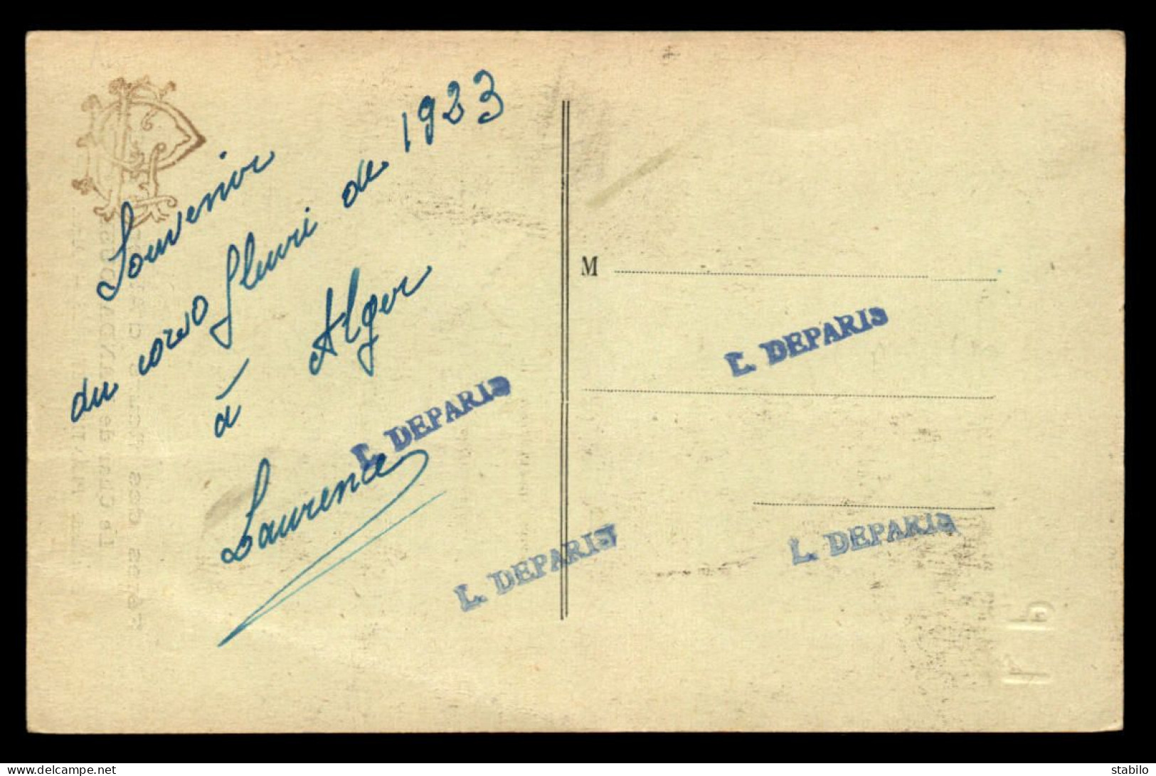 ALGERIE - ALGER - FETES DES FLEURS 1923 - LE CHAR DE L'ANDALOUSE - DISTILLERIE PLANTIER ET FILS - Algiers