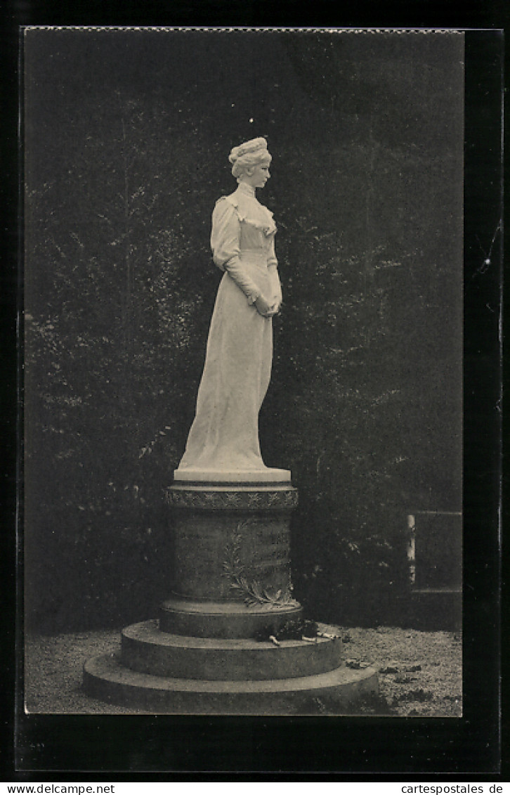 AK Salzburg, Kaiserin Elisabeth-Denkmal  - Familles Royales