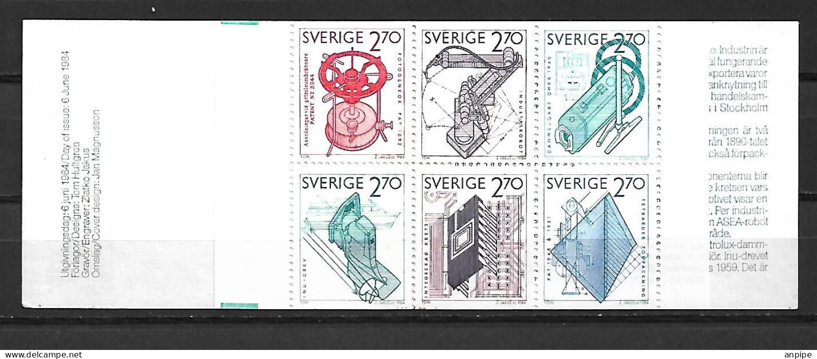SUECIA. TEMA TÉCNICA - Unused Stamps