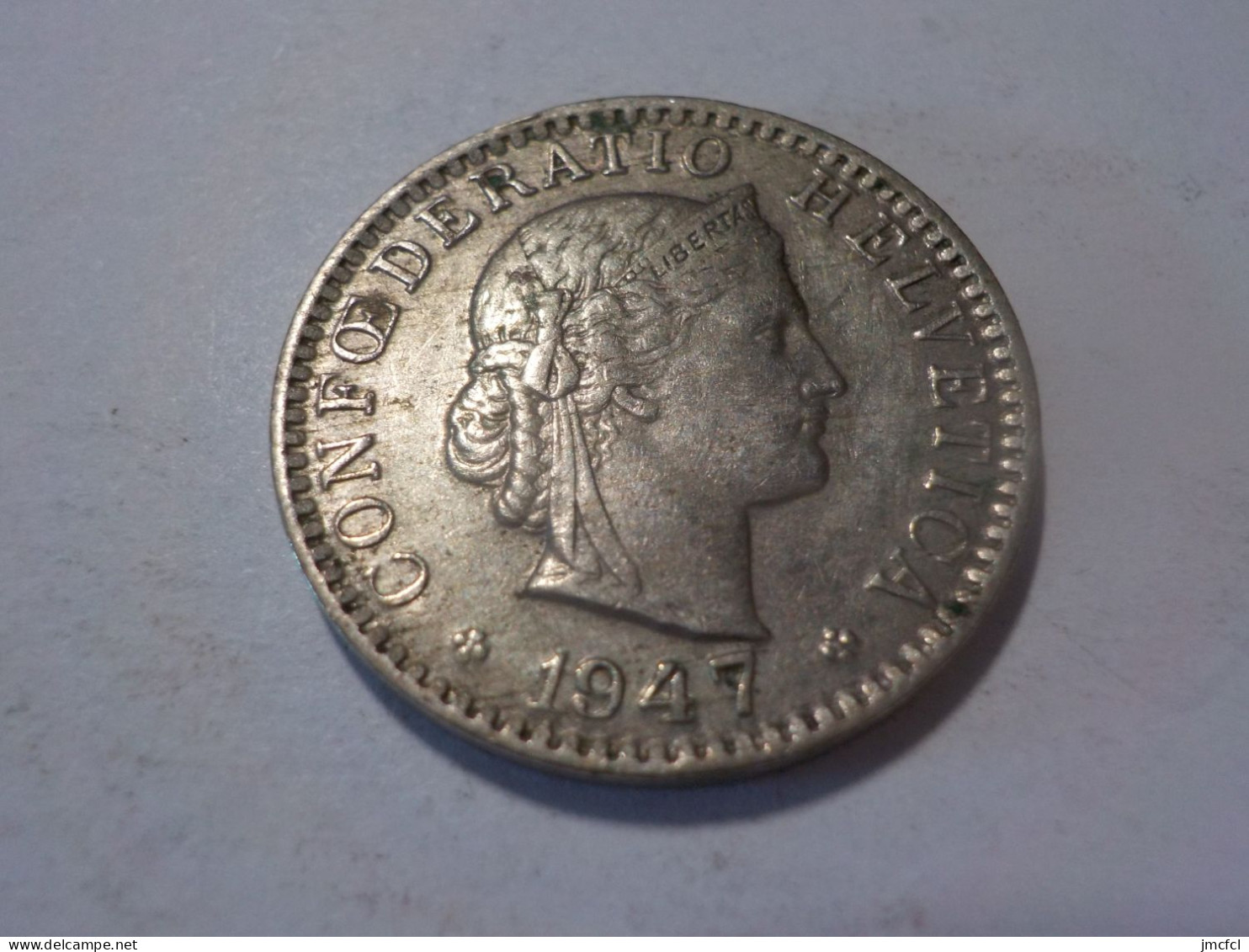SUISSE  20 Centimes  1947 - 20 Centimes / Rappen