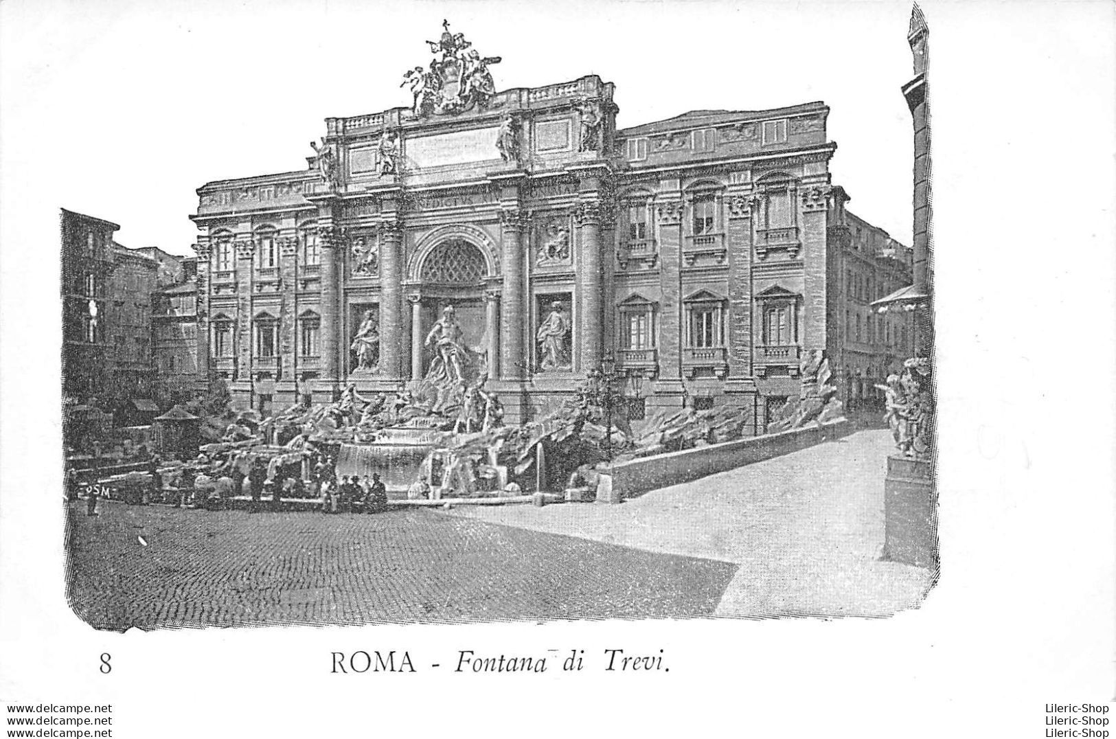 ROMA -  Fontana Di Trevi.- Precursore Vecchia Cartolina - Fontana Di Trevi