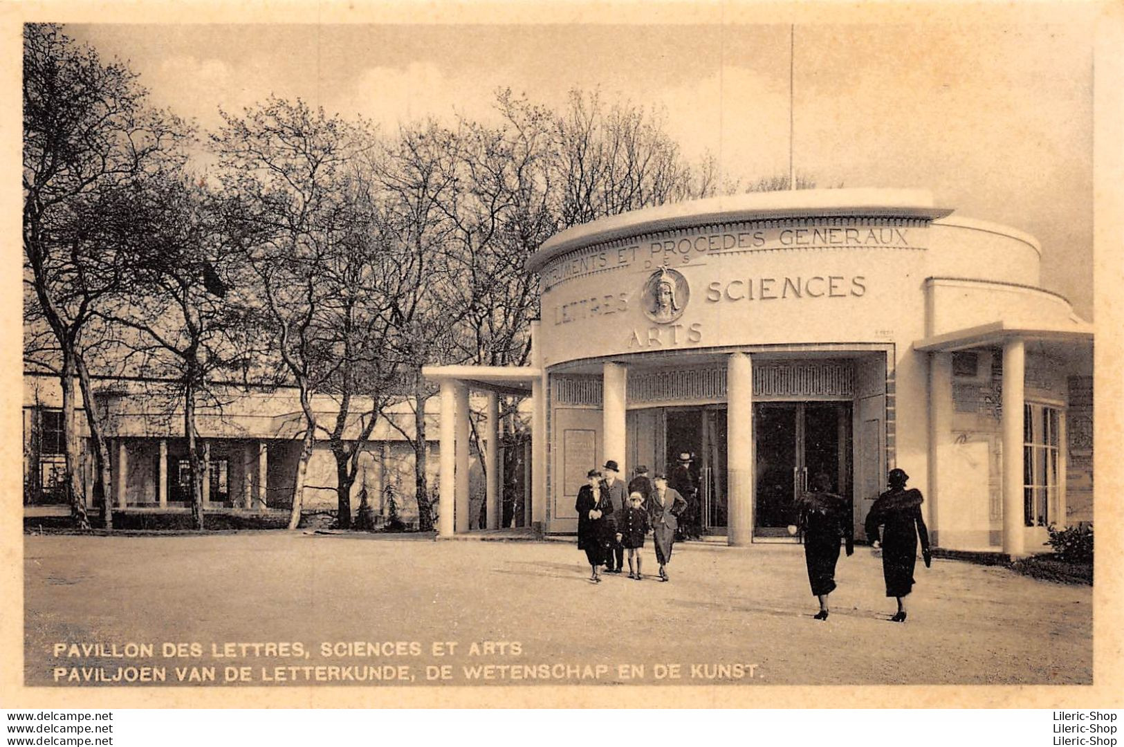 Exposition Universelle 1935 - PAVILLON DES LETTRES, SCIENCES ET ARTS / PAVILJOEN VAN DE LETTERKUNDE - Expositions Universelles