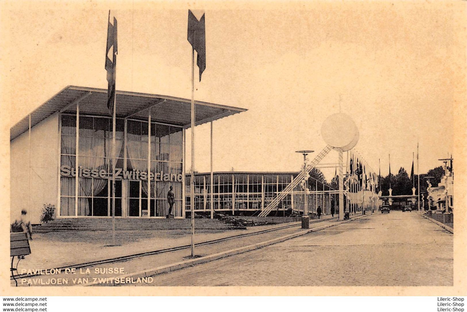 Exposition Universelle 1935 - PAVILLON DE LA SUISSE.  PAVILJOEN VAN ZWITSERLAND - Expositions Universelles
